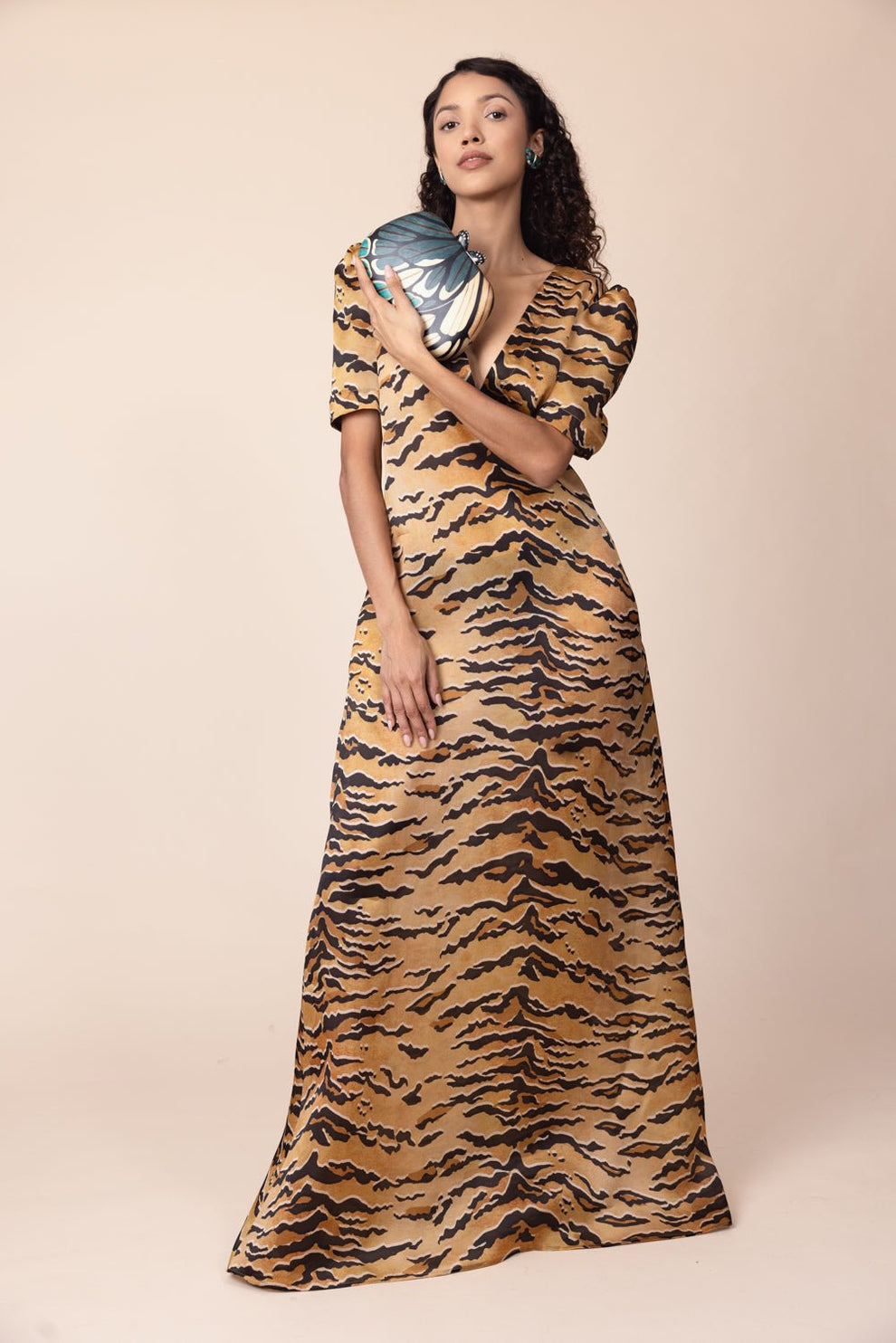 Matchmaker Short Sleeve Maxi Dress