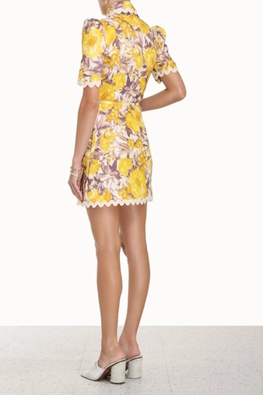ZIMMERMANN-High Tide Ric Rac Mini Dress-
