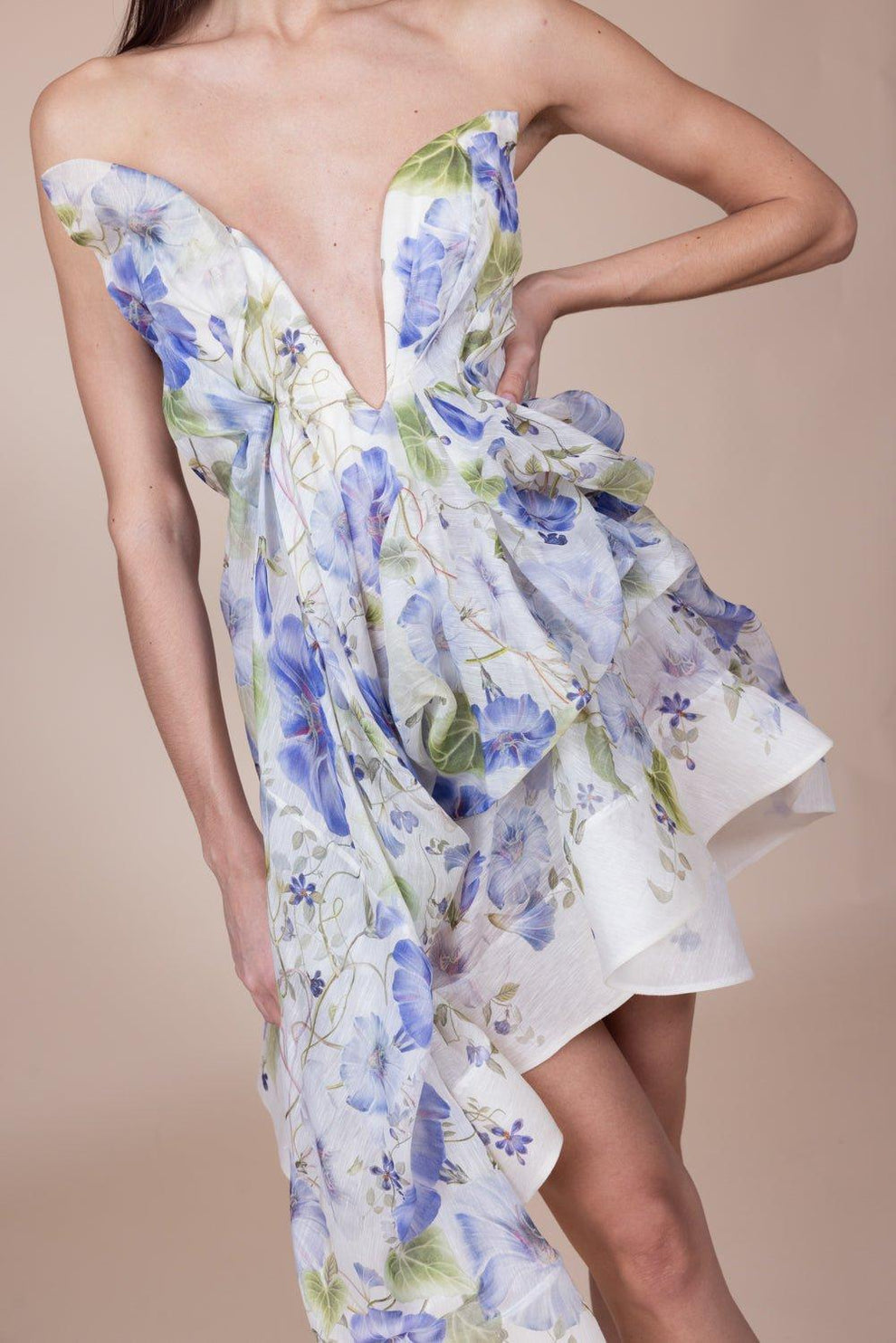 Natura Draped Mini Dress | ZIMMERMANN Marissa Collections Natura Draped Mini Dress | ZIMMERMANN Marissa Collections