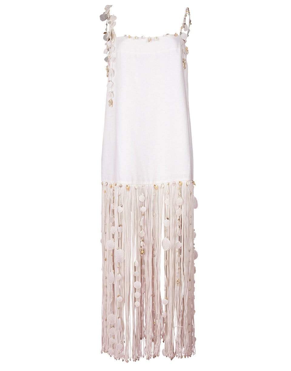 ZIMMERMANN-Postcard Shell Fringe Dress-