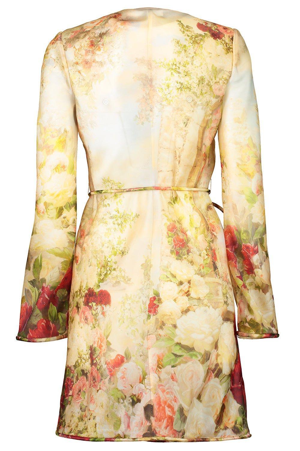 ZIMMERMANN-Luminosity Bias Mini Dress - Rosy Garden-