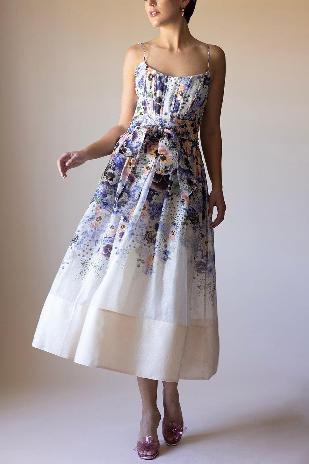 ZIMMERMANN-Tama Midi Dress-