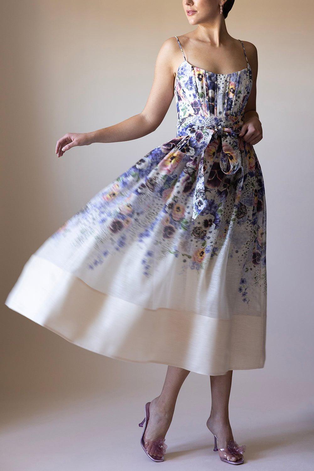 ZIMMERMANN-Tama Midi Dress-
