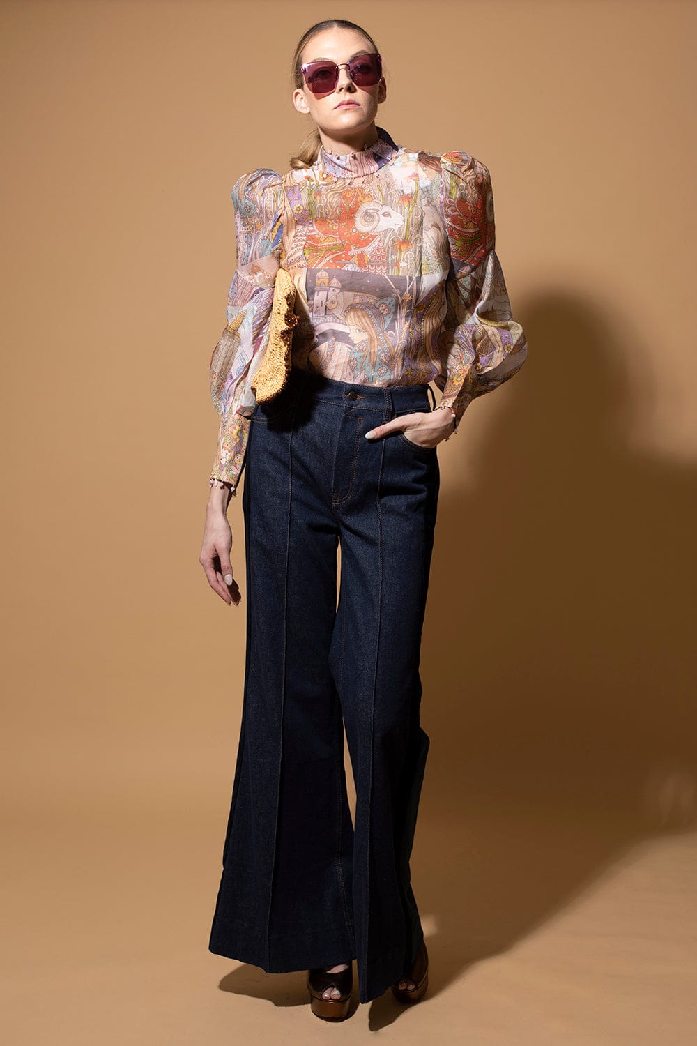 ZIMMERMANN-Kaleidoscope Flare Jean-