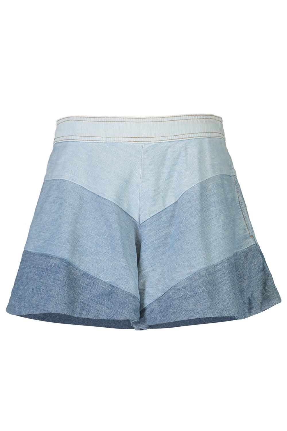 Tallow Shorts-CHEVRON-0-CLOTHINGPANTSHORT-ZIMMERMANN