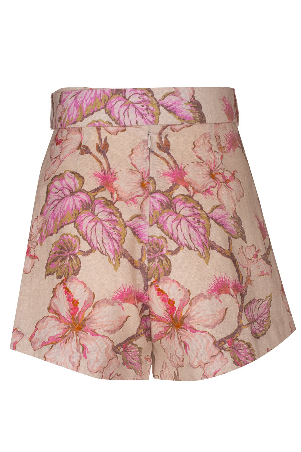 ZIMMERMANN-Matchmaker Tuck Short - Coral Hibiscus-