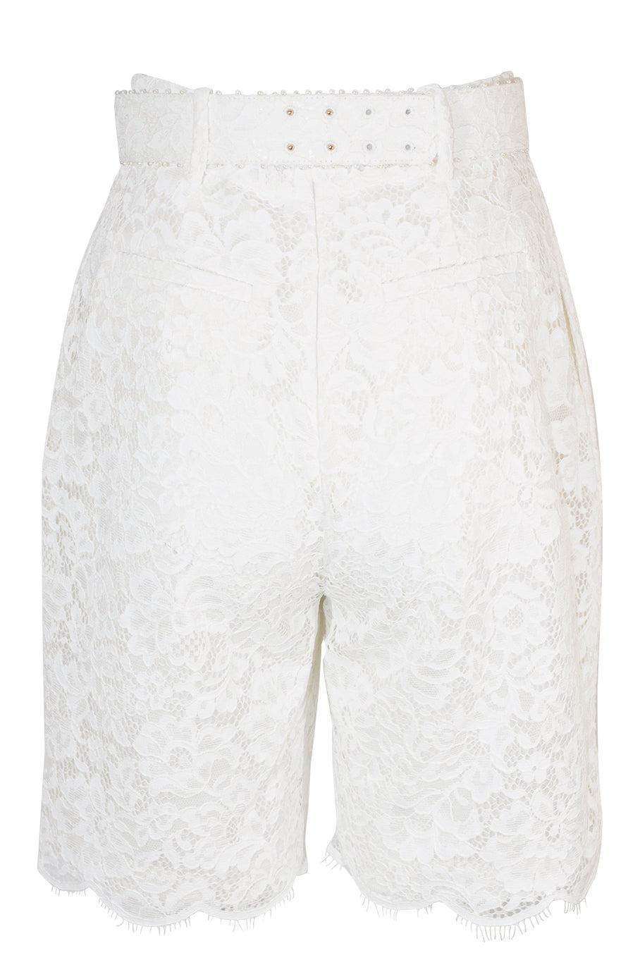 ZIMMERMANN-High Tide Lace Shorts-