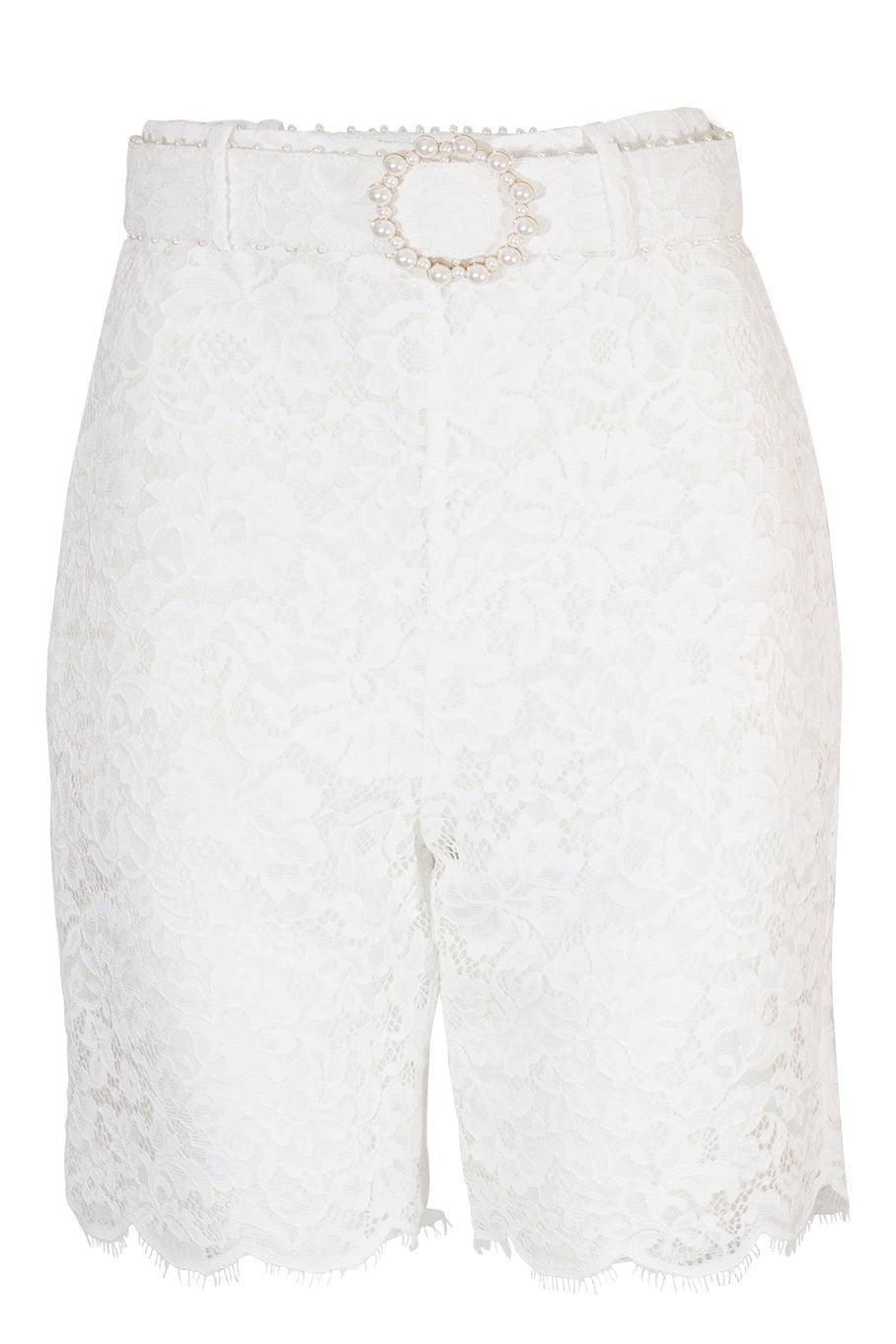ZIMMERMANN-High Tide Lace Shorts-
