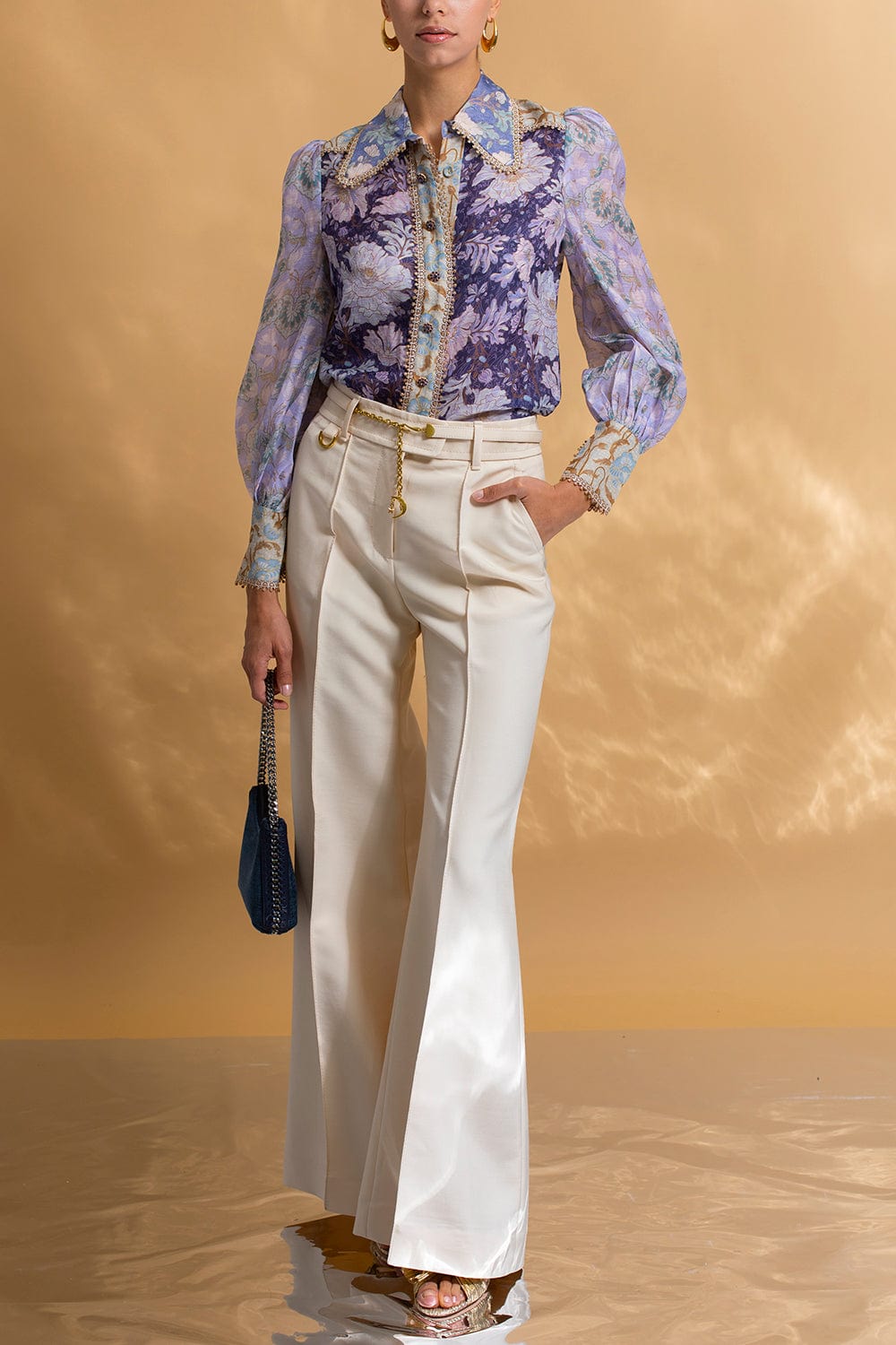 ZIMMERMANN-Kaleidoscope Wide Leg Pant-