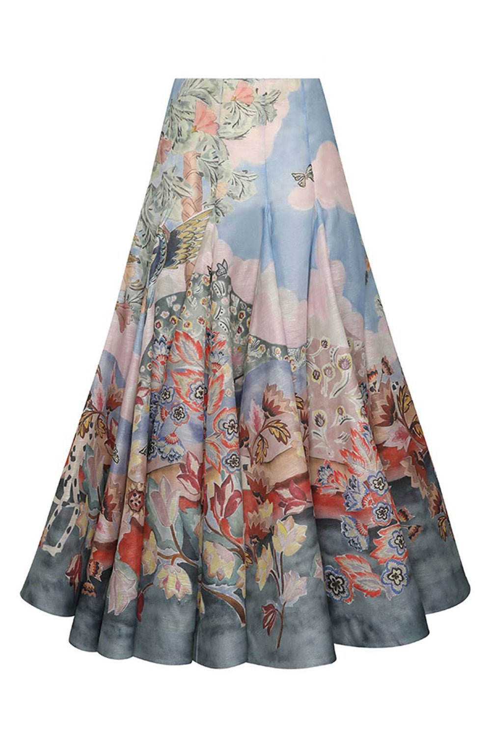 ZIMMERMANN-Illustration Godet Skirt-