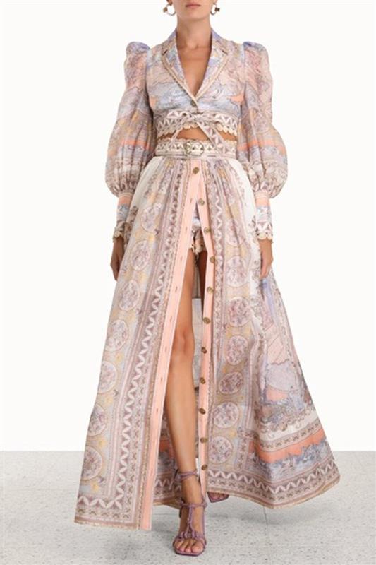 ZIMMERMANN-High Tide Maxi Skirt - Odyssey-