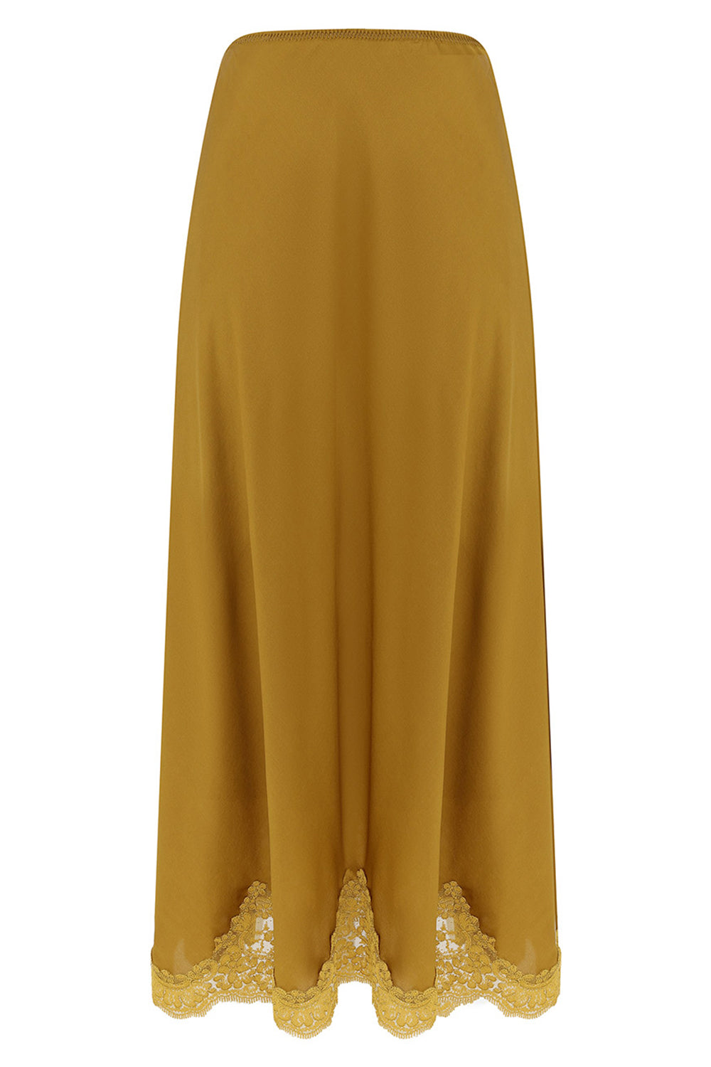 Clash Satin Lace Skirt-GREEN-0-CLOTHINGSKIRTMIDI-ZIMMERMANN 