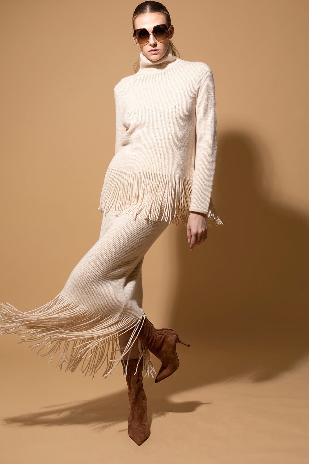 ZIMMERMANN-Tassel Midi Skirt-
