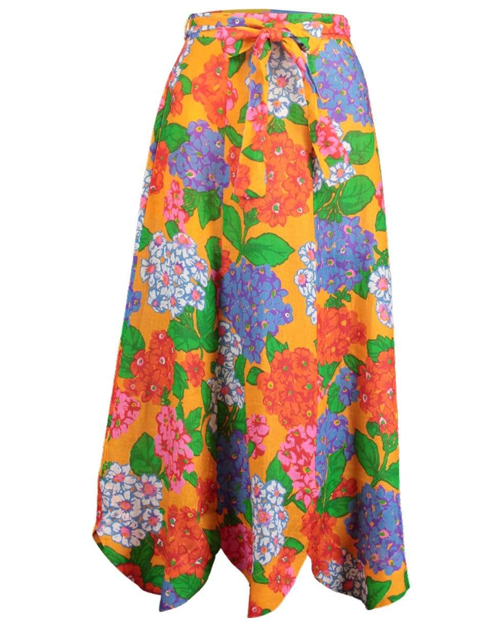 ZIMMERMANN-Riders Scallop Hem Skirt-