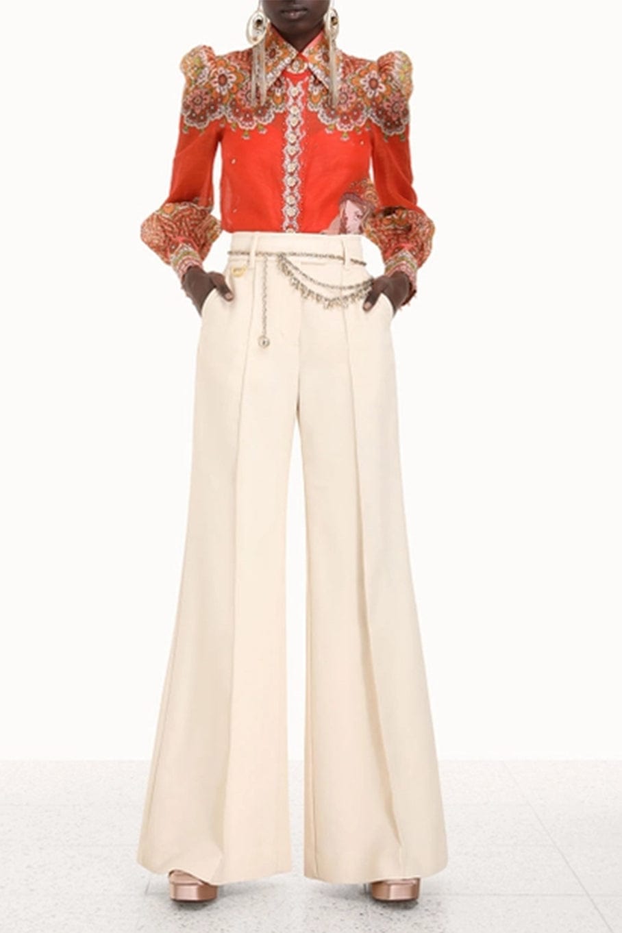 ZIMMERMANN-Kaleidoscope Zodiac Body Shirt-