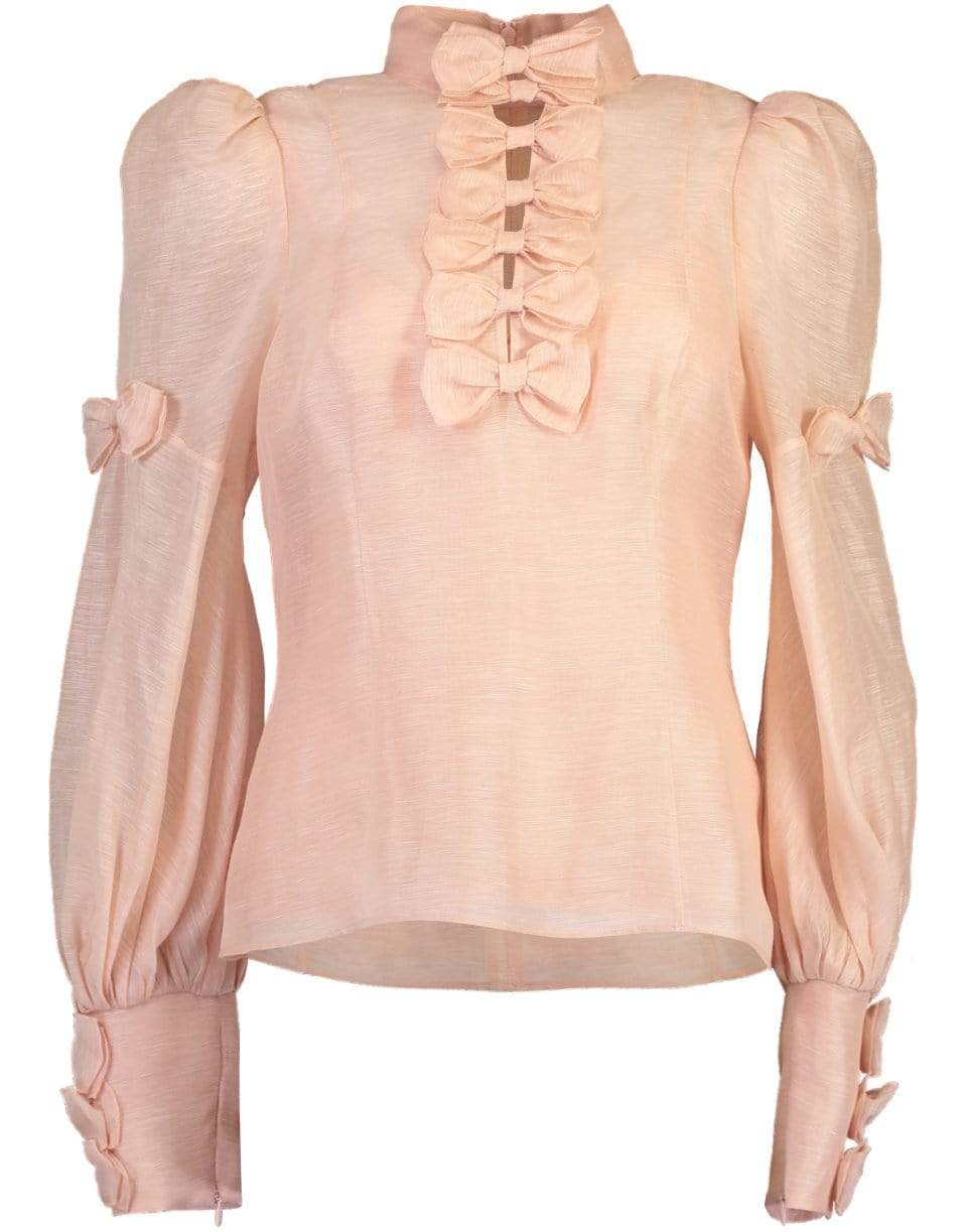 ZIMMERMANN-Postcard Bow Blouse-