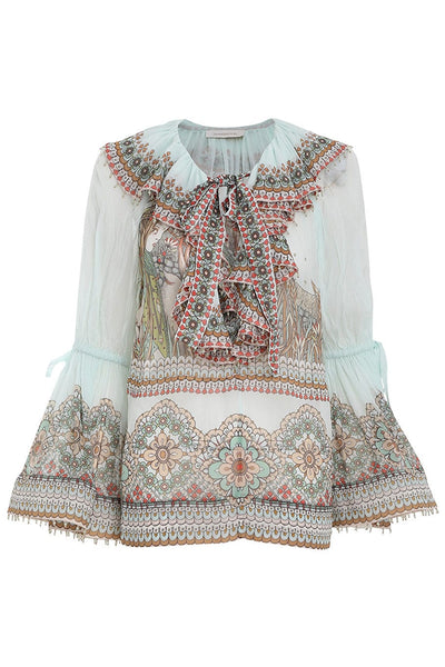 【新品未使用】acka embroidery frill blouse zimmermann-clothingtopblouse-
