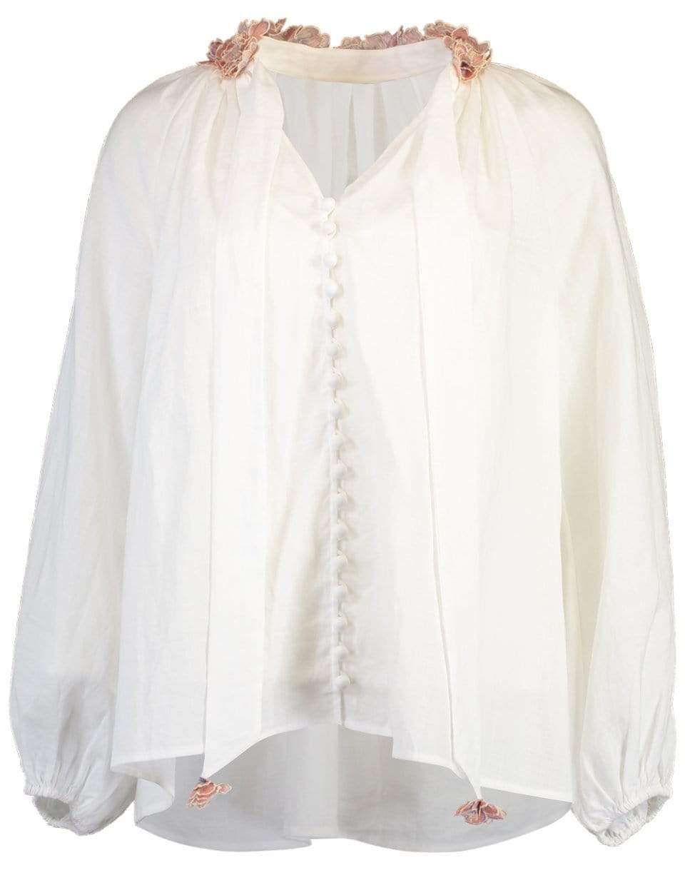 ZIMMERMANN-Postcard Lantern Blouse-