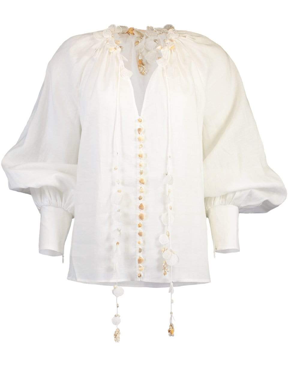 ZIMMERMANN-Postcard Shell Blouse-