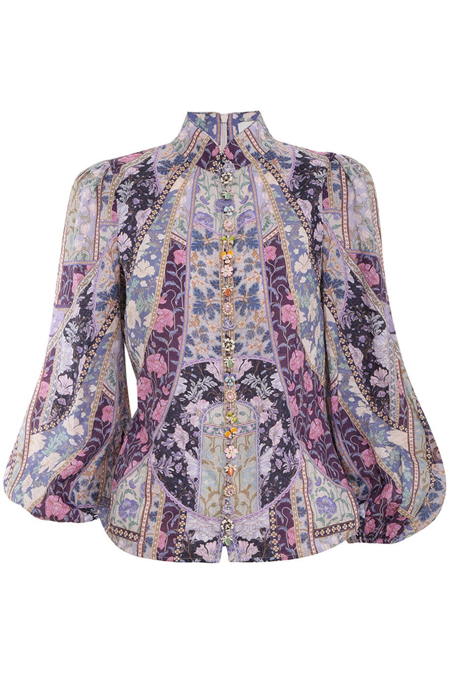 ZIMMERMANN-Celestial Spliced Blouse-