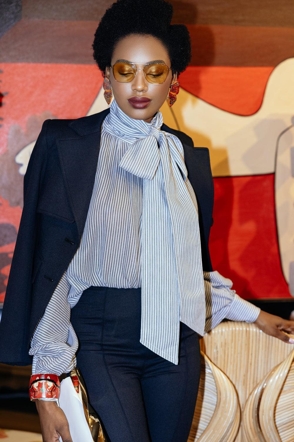 Hypnotic Striped Blouse | ZIMMERMANN – Marissa Collections