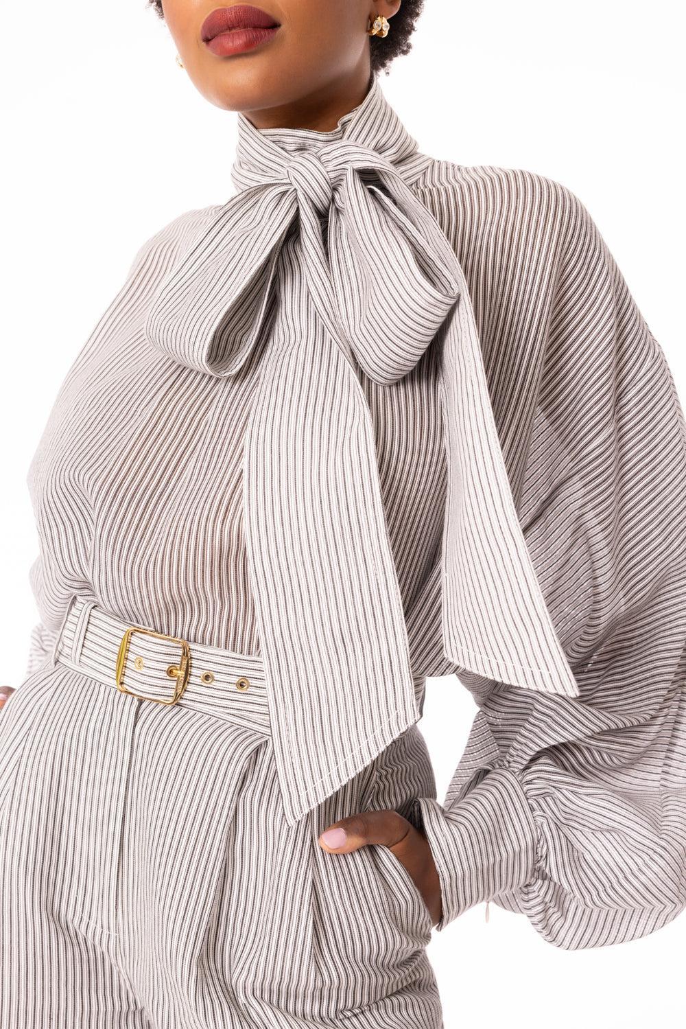 Hypnotic Striped Blouse | ZIMMERMANN – Marissa Collections