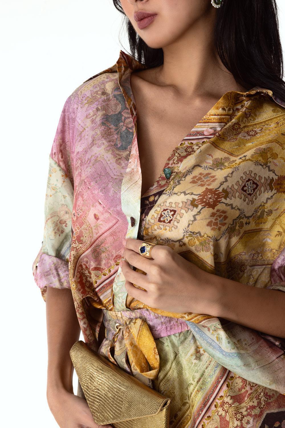 Tallow Shirt-OMBRE MULTI-0-CLOTHINGTOPBLOUSE-ZIMMERMANN