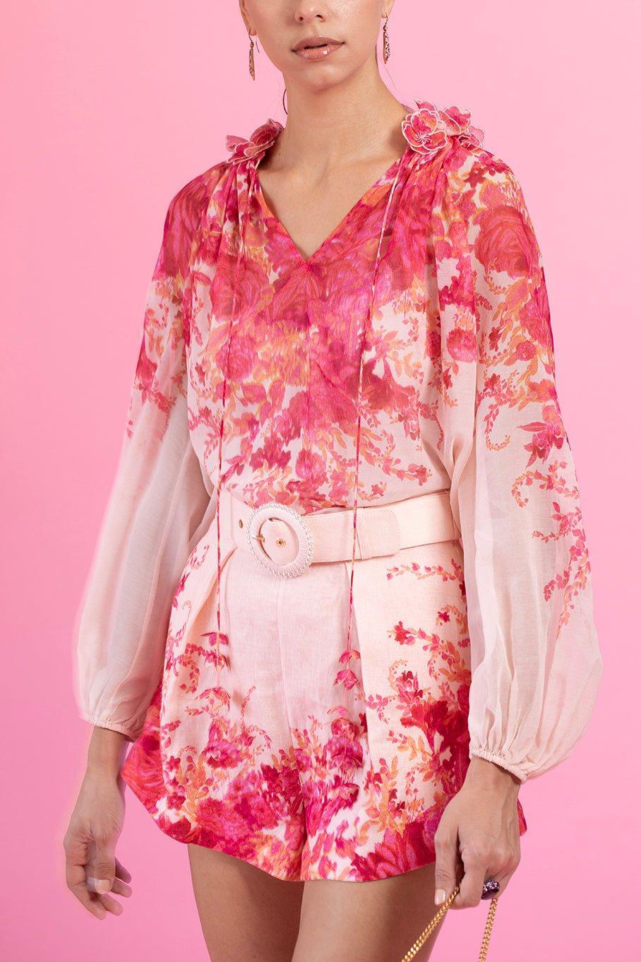 ZIMMERMANN-High Tide Billow Blouse-