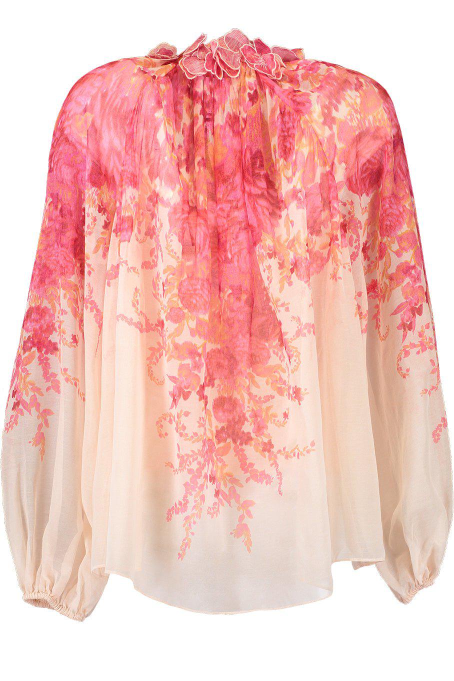 ZIMMERMANN-High Tide Billow Blouse-