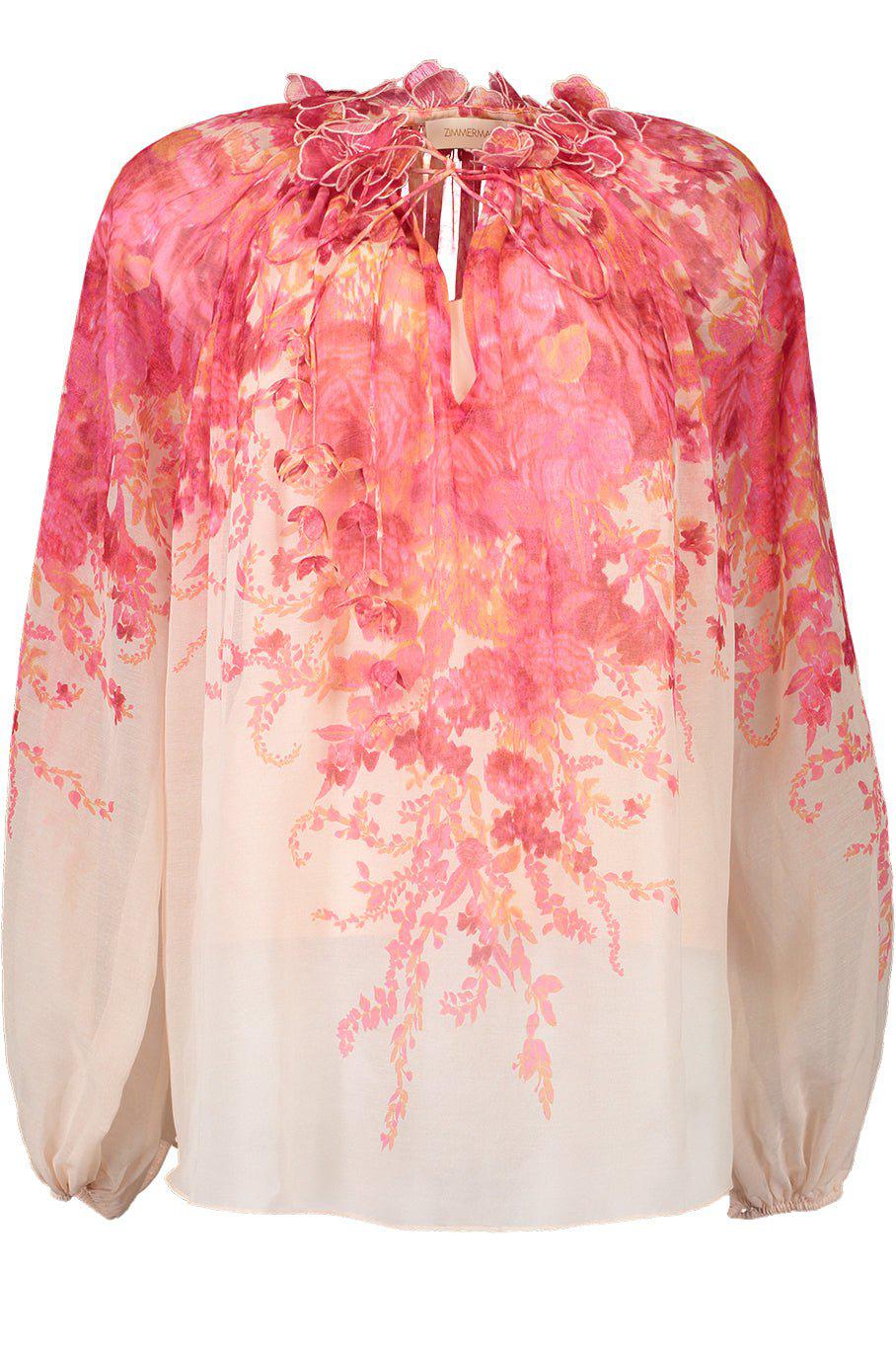ZIMMERMANN-High Tide Billow Blouse-