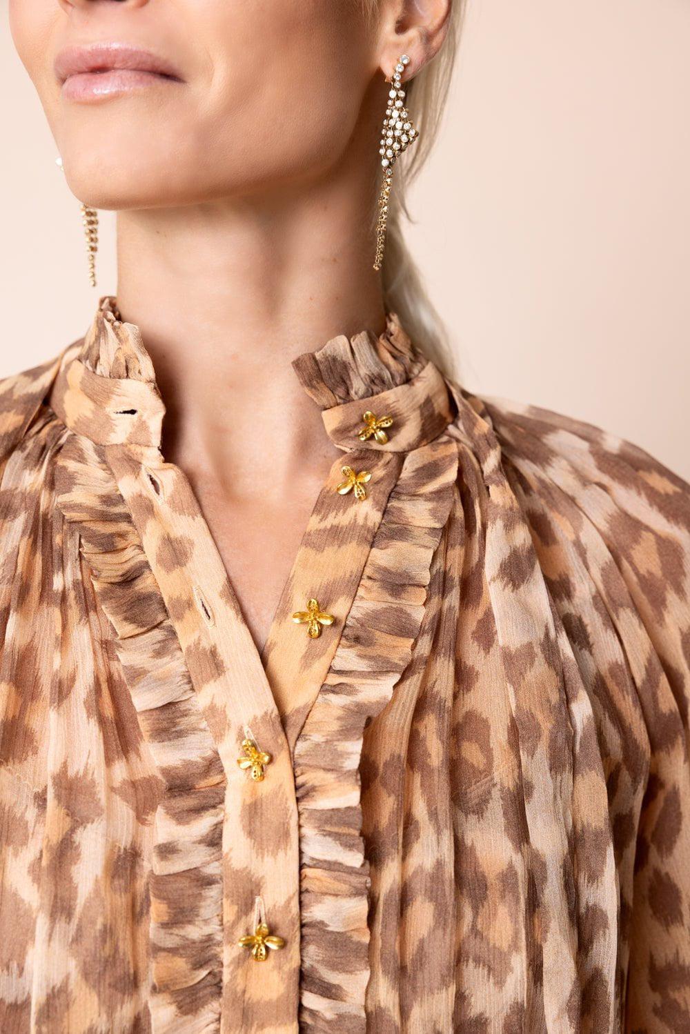 ZIMMERMANN-Luminosity Fluted Blouse-