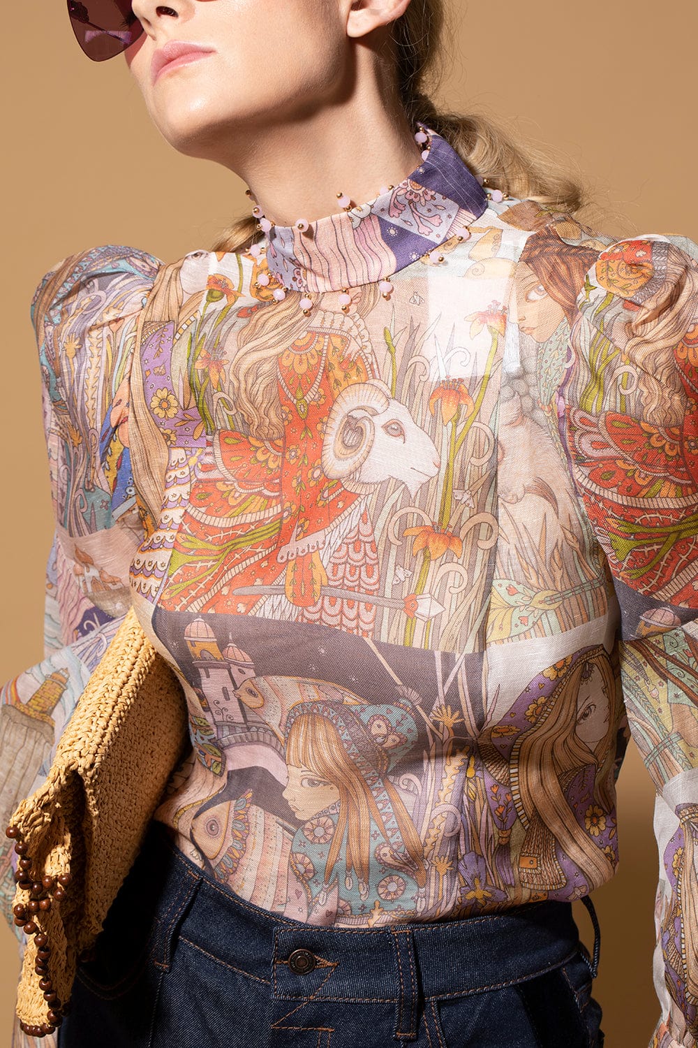 ZIMMERMANN-Kaleidoscope Zodiac Blouse-