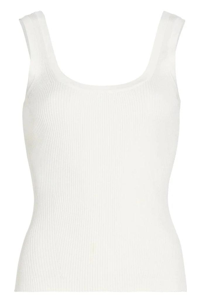 ZIMMERMANN-Ribbed Scoop Neck Tank-