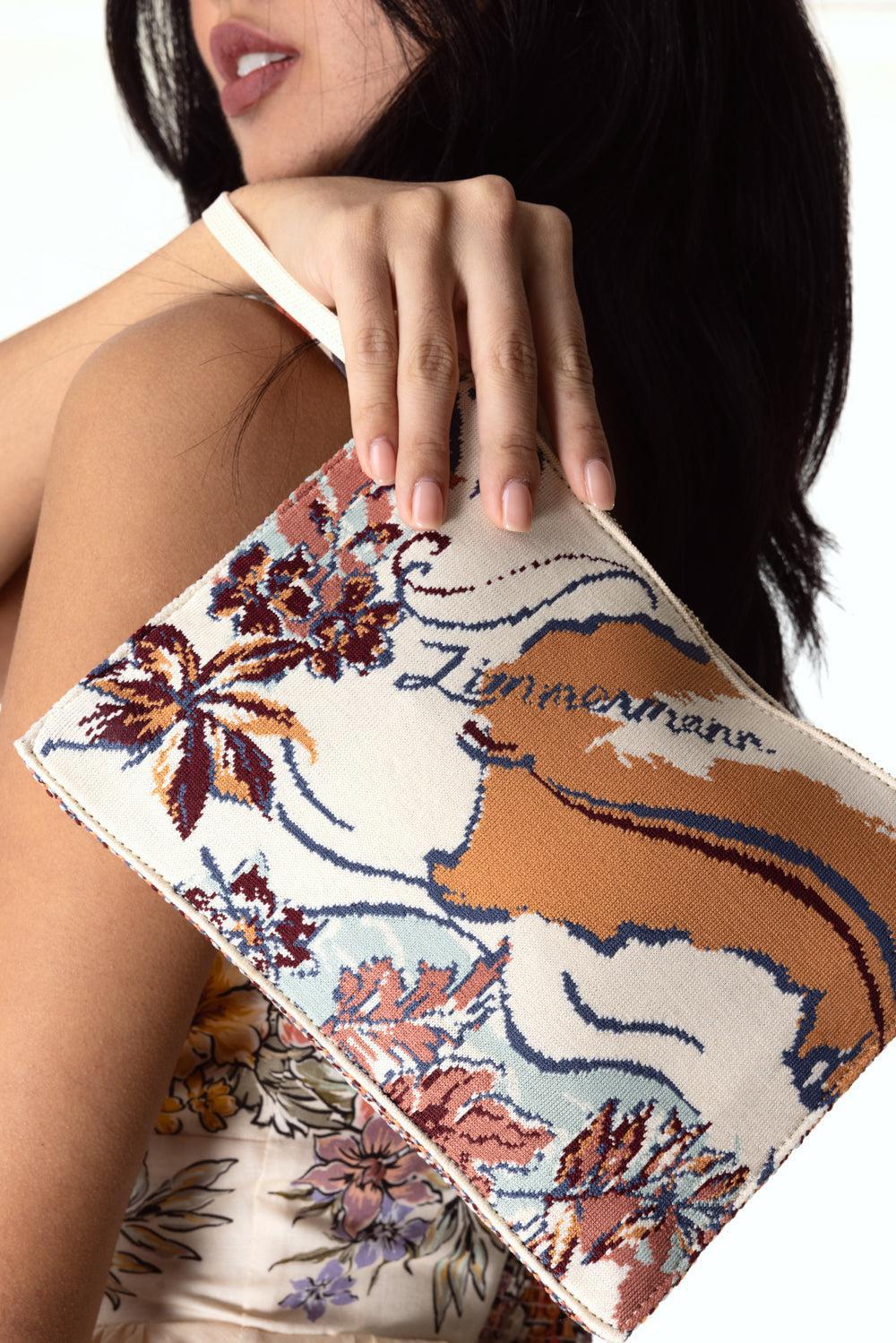 Nautical Map Pouch-NAUTICAL MAP-O/S-HANDBAGCLUTCHES-ZIMMERMANN