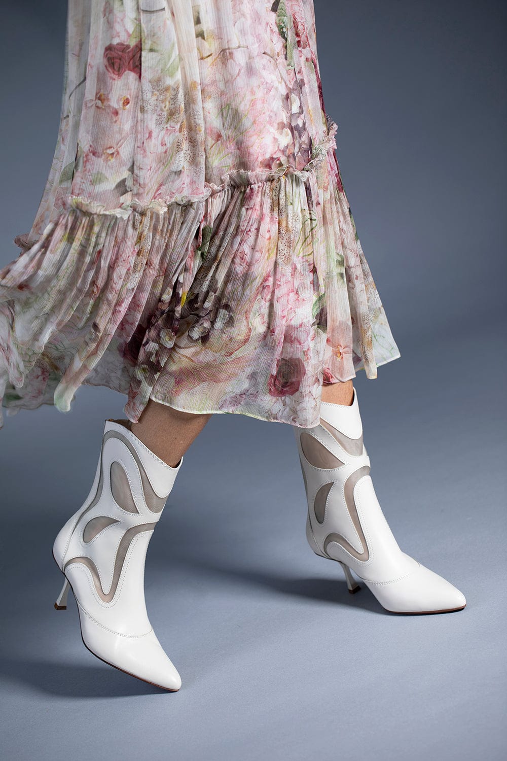 ZIMMERMANN-Butterfly Patchwork Bootie-