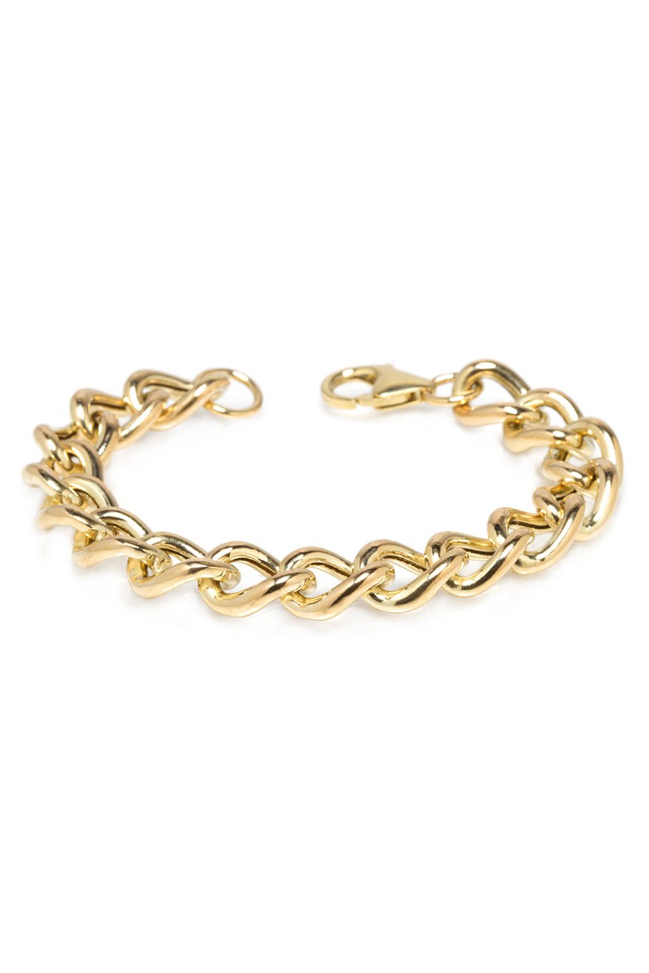 ZOE CHICCO-Curb Chain Bracelet-YELLOW GOLD