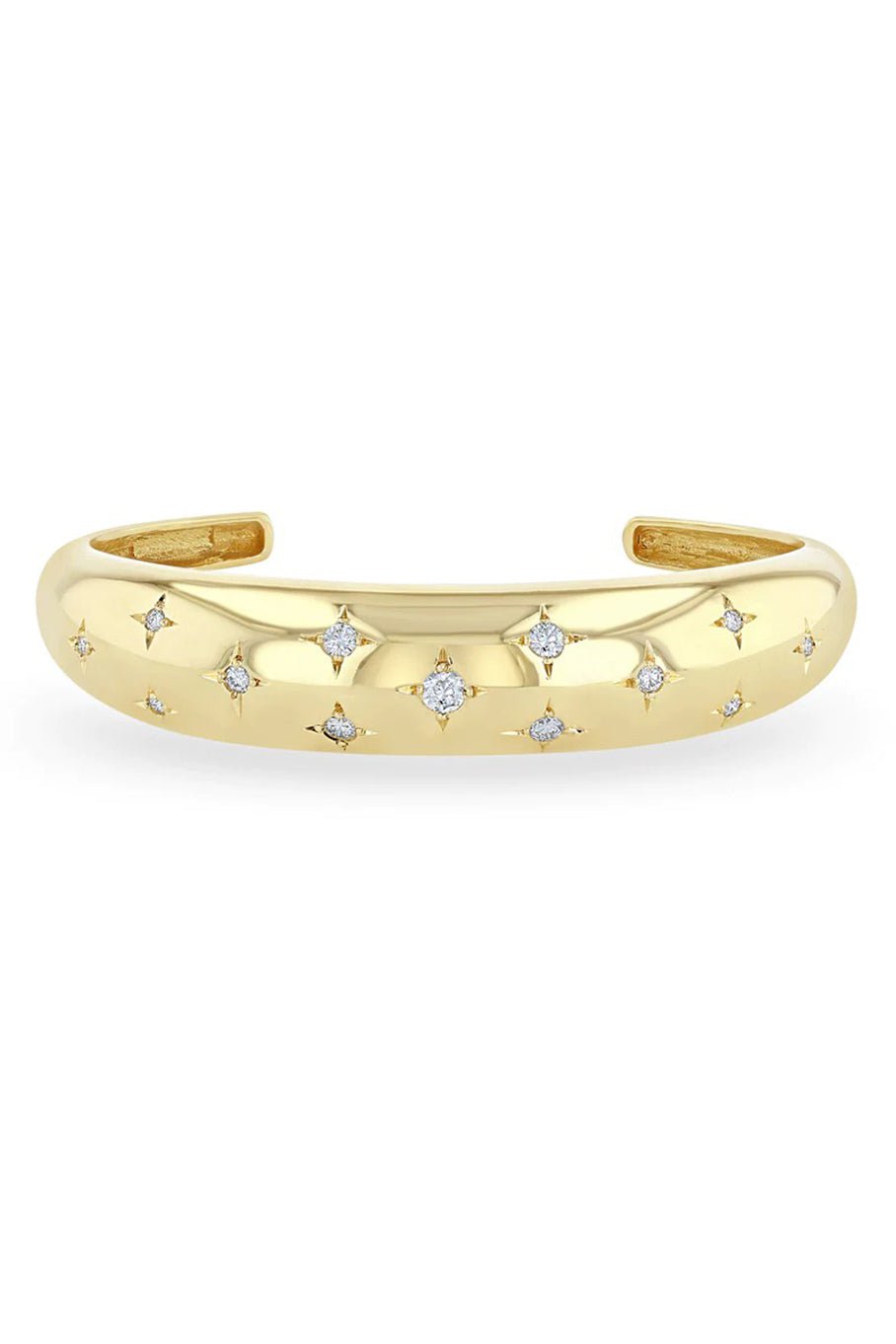 ZOE CHICCO-Scattered Star Aura Cuff-YELLOW GOLD