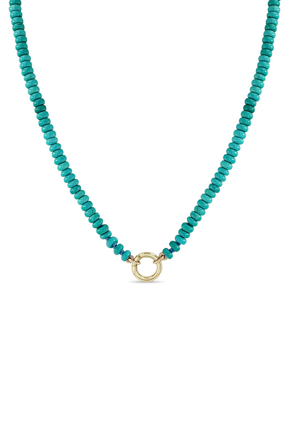 Bead Enhancer Turquoise Bead Enhancer Necklace | ZOE CHICCO – Marissa Collections