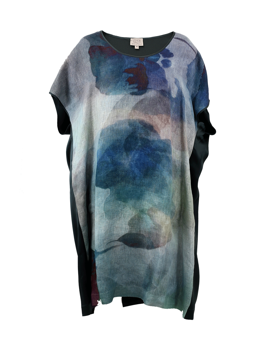 ZONDA NELLIS-Wild Orchid Linen Mix Dress-