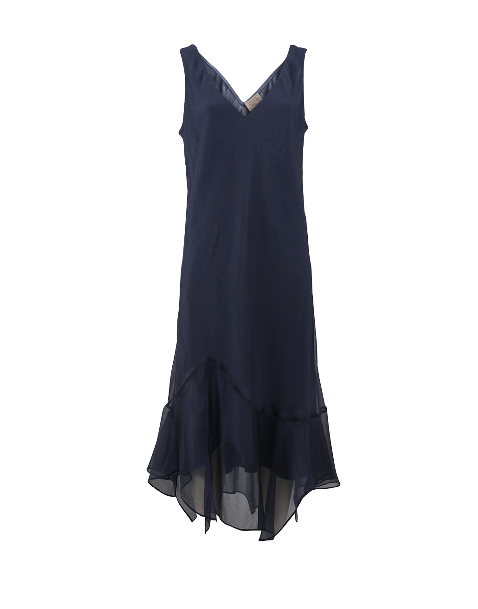 ZONDA NELLIS-Flutter Hem Dress-