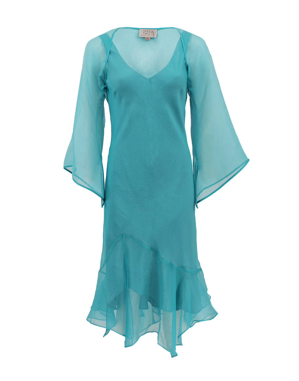 ZONDA NELLIS-Flutter Hem Soleil Dress-