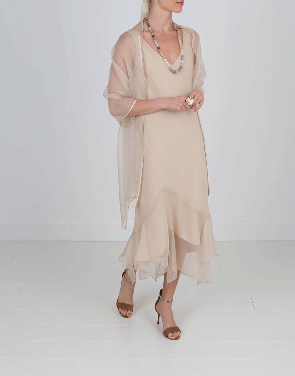 ZONDA NELLIS-Soleil Dress-GOLD