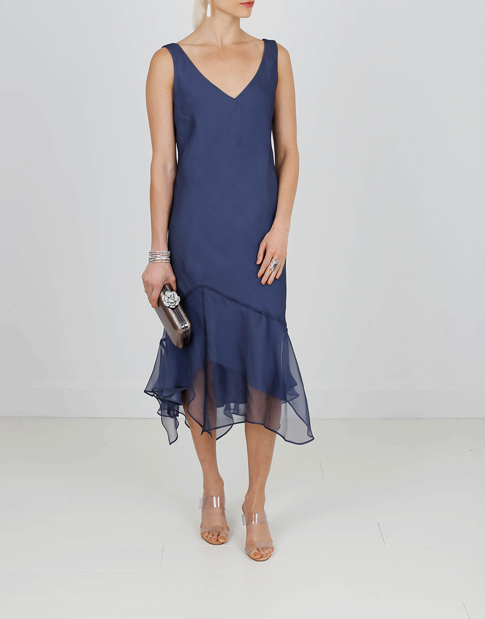 ZONDA NELLIS-Soleil Dress-NAVY
