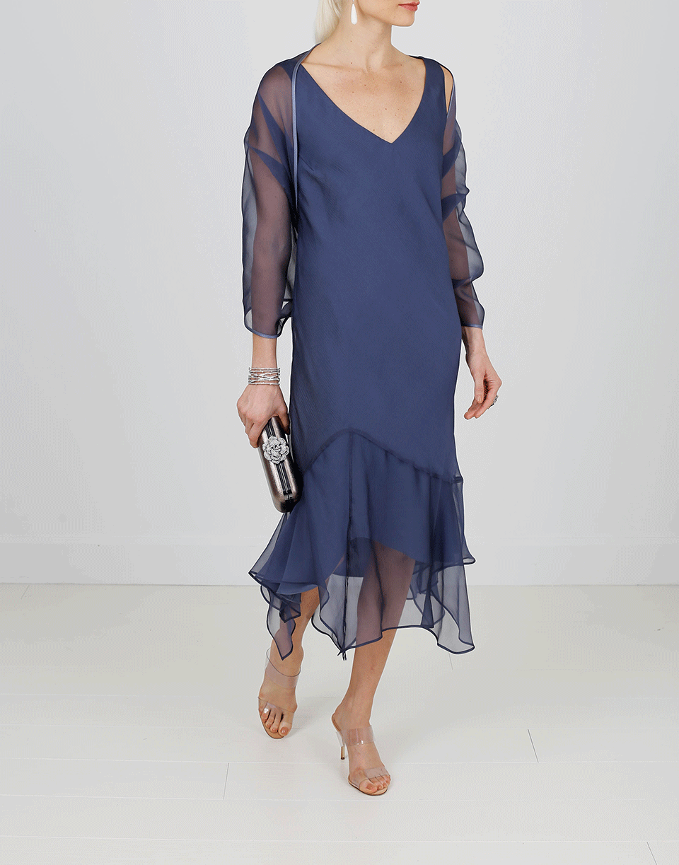 ZONDA NELLIS-Soleil Dress-NAVY