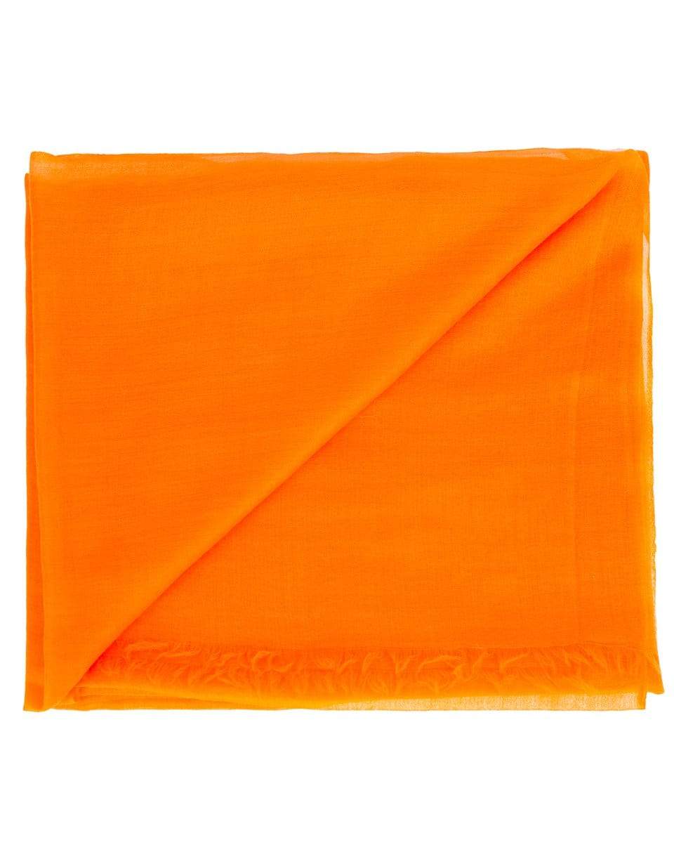 ZYNNI CASHMERE-Cashmere Scarf-RED/ORNG