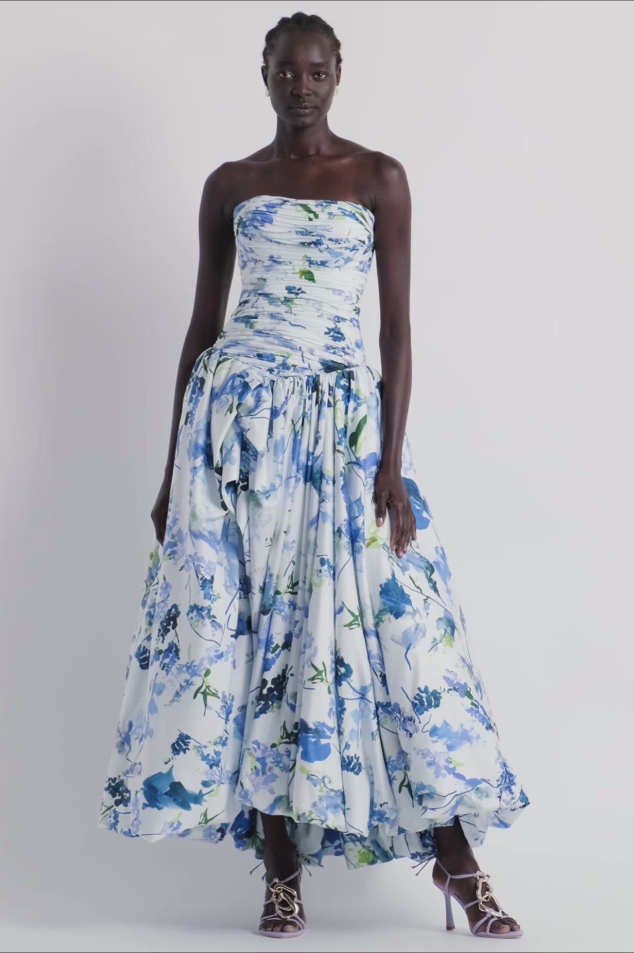 Violette Bubble Hem Maxi Dress – Marissa Collections