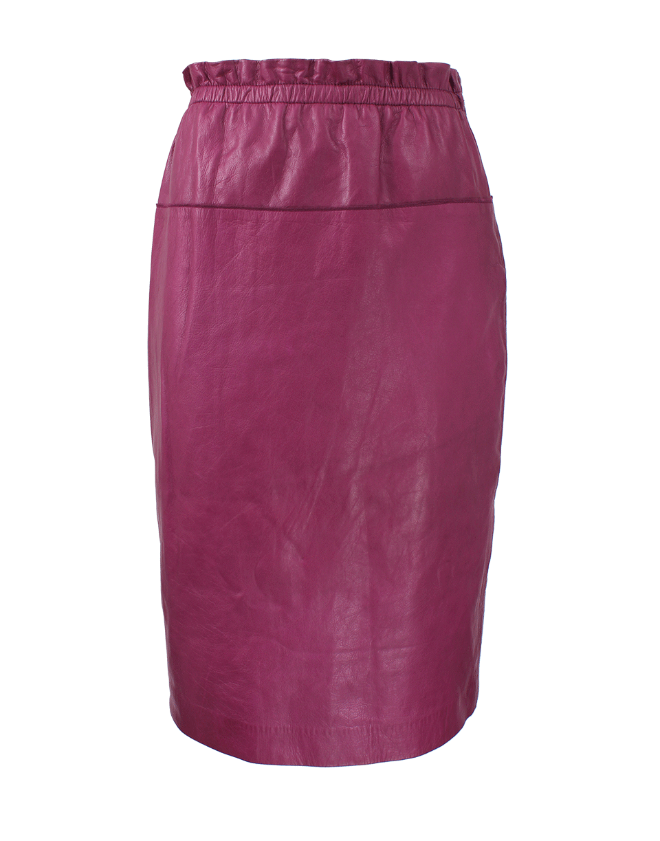3.1 PHILLIP LIM-Knee-Length Leather Skirt-