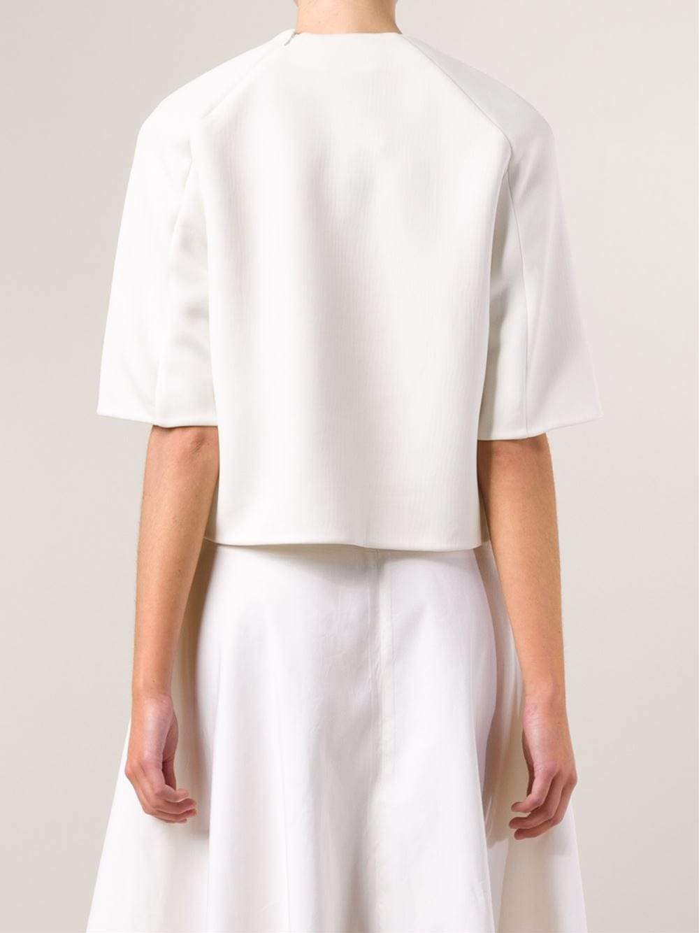 Oversized Shirt With Encrusted Neckline CLOTHINGTOPMISC 3.1 PHILLIP LIM   