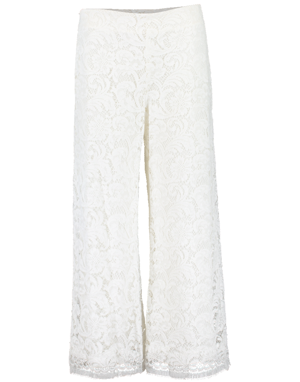 ADAM LIPPES-Corded Lace Cropped Pant-
