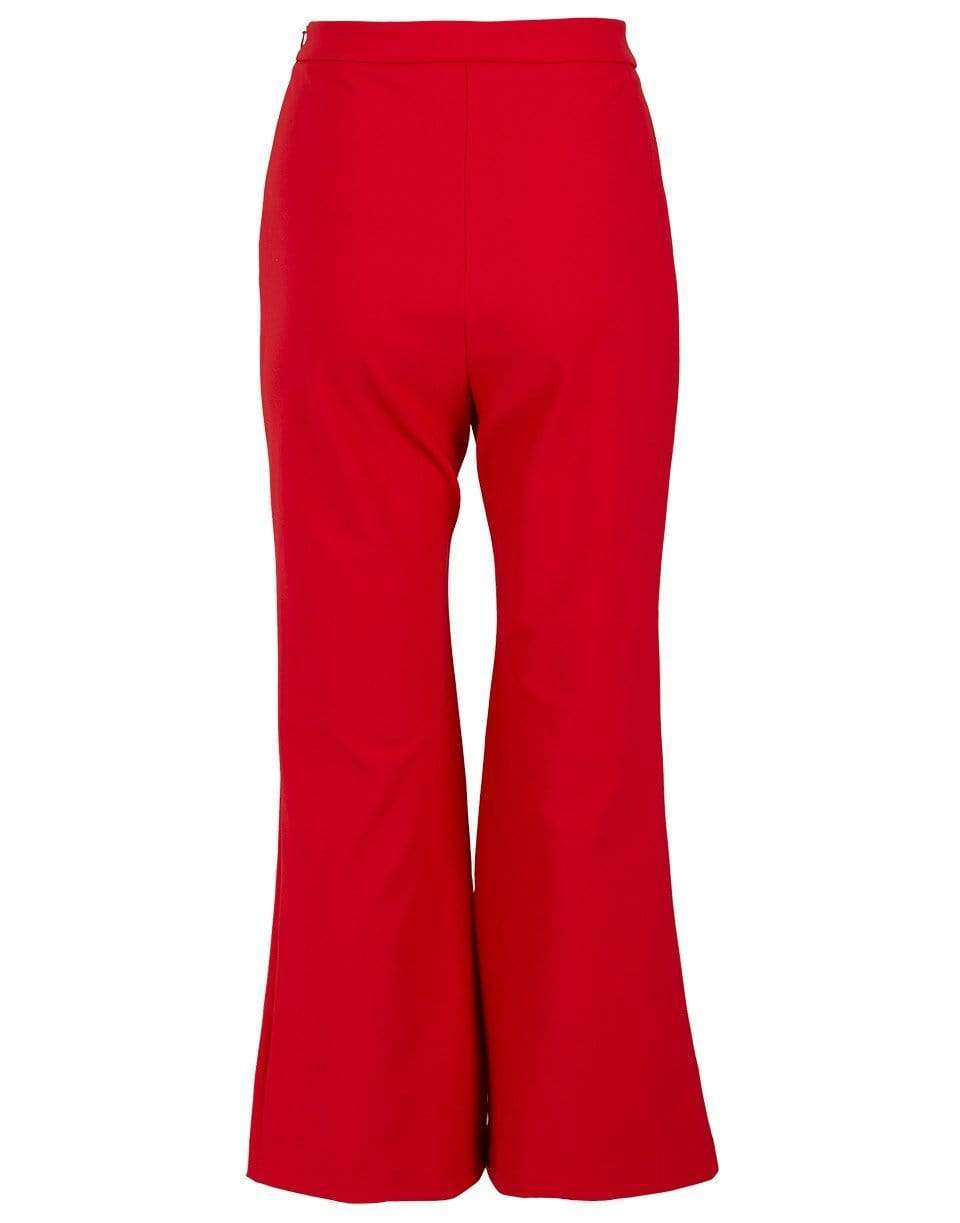 Red Bonded Neoprene Flare Pant CLOTHINGPANTMISC ADAM LIPPES   